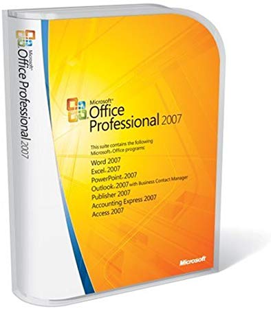 Microsoft Office Professional 2007 Win32 English 269-10584