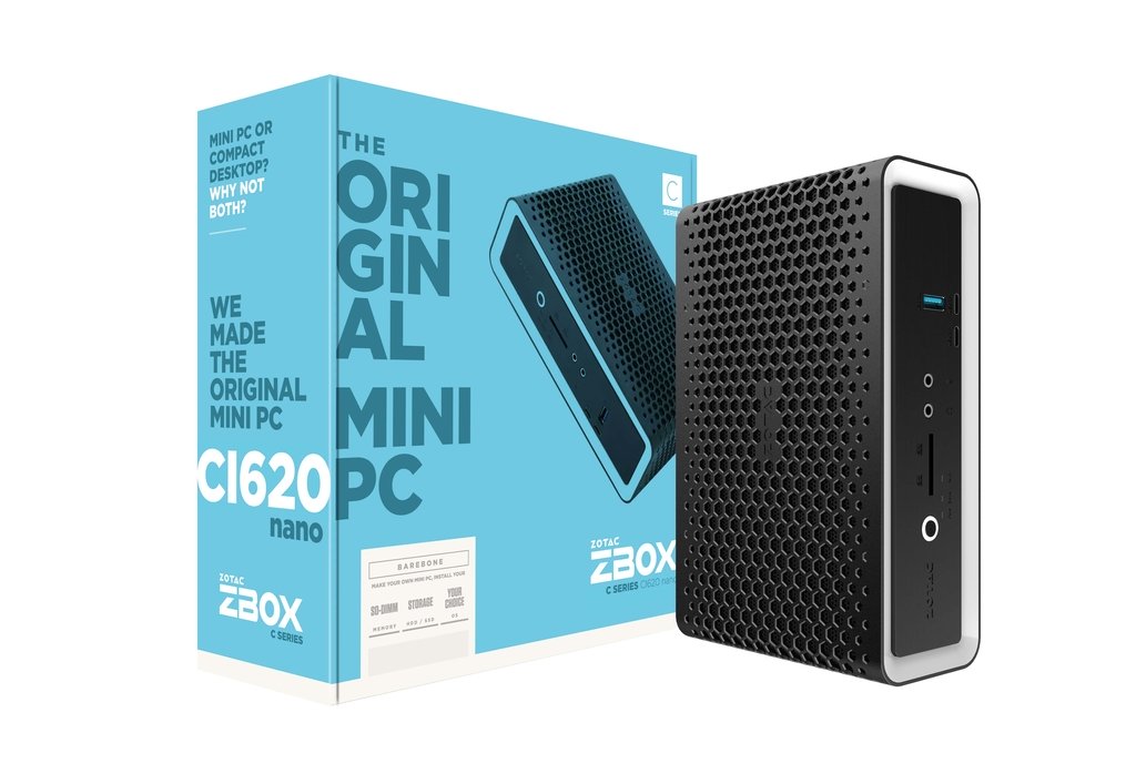 ZBOX CI620 nano (Barebone) Mini PC Intel Core i3 Processor