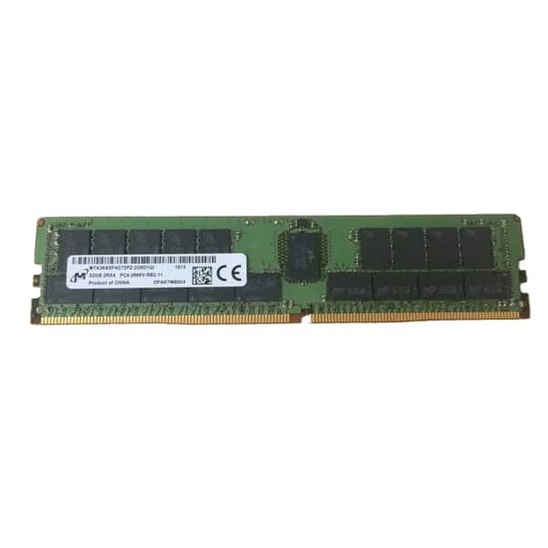 Micron 32GB DDR4-2666MHz ECC Registered CL19 288-Pin DIMM 1.2V Dual Rank x4 Memory | MTA36ASF4G72PZ-2G6D1QI