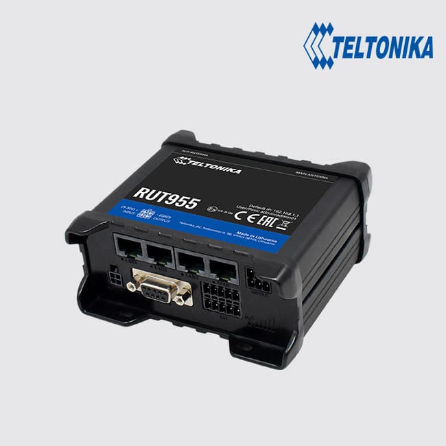 Teltonika RUT955 Industrial 4G/LTE & WiFi Dual SIM Router