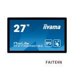 IIYAMA ProLite 27 inch TF2738MSC-B2, 68,6cm (27''), Projected Capacitive, 10 TP, Full HD, black touch monitor