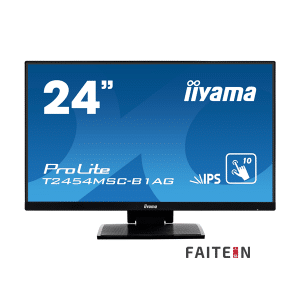 IIYAMA ProLite T2454MSC-B1AG, 60cm (23,6''), Projected Capacitive, 10 TP, Full HD, black touch monitor (16:9)