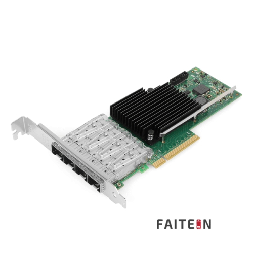 Intel X710-DA4 Quad Port 10Gb Direct Attach, SFP+, Converged Network Adapter,